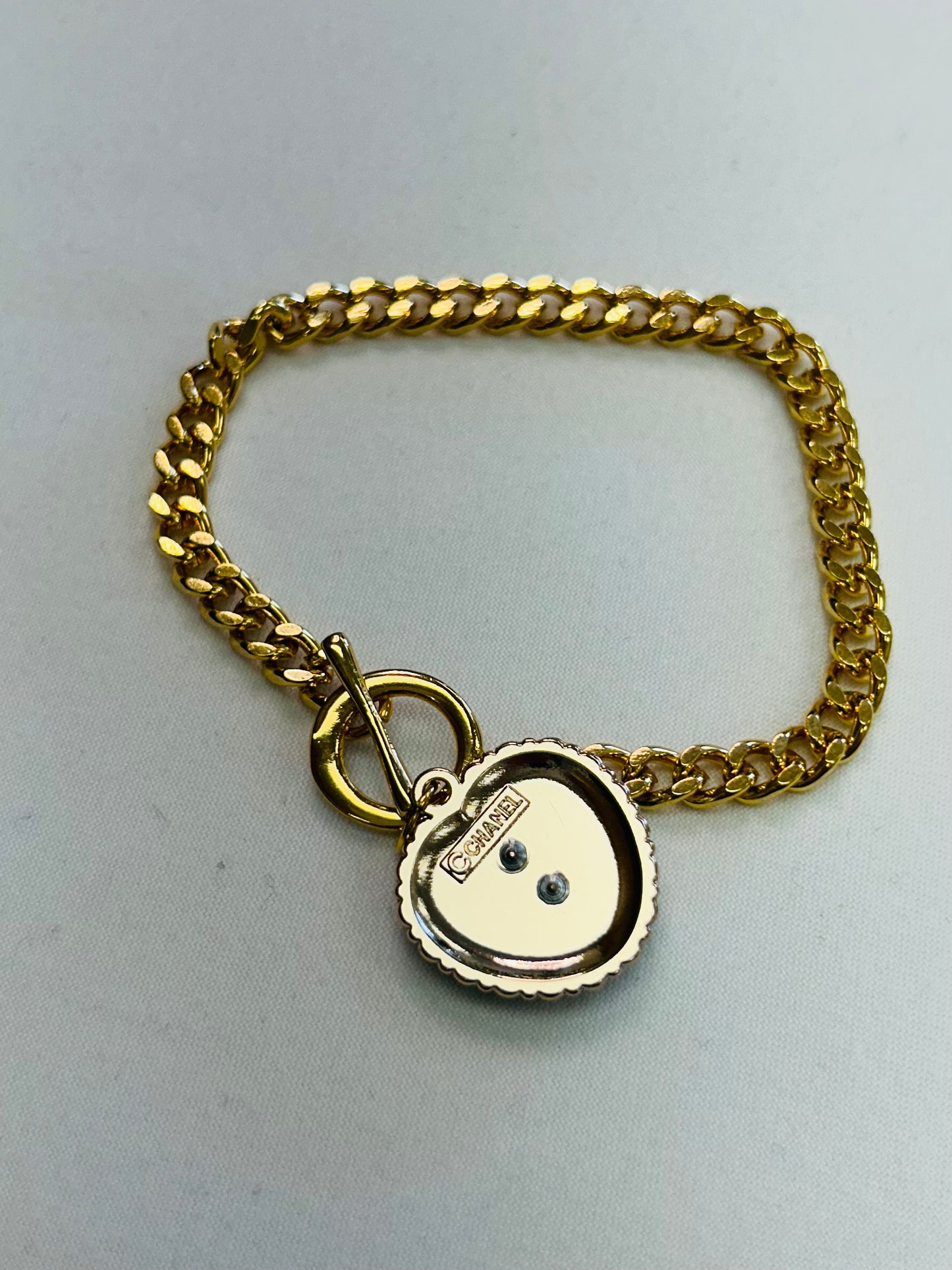 020- Authentic CC Curb Chain Bracelet