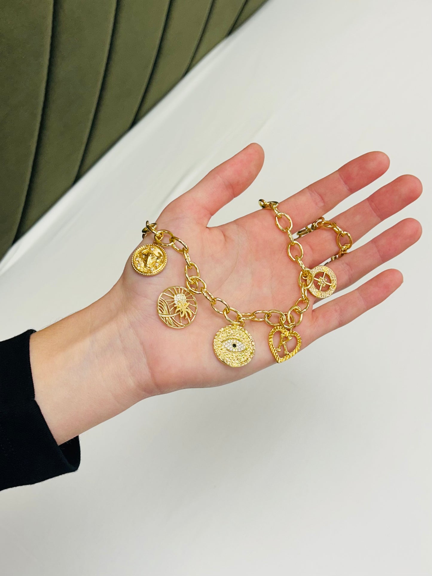 Personalized Large Charm Necklace