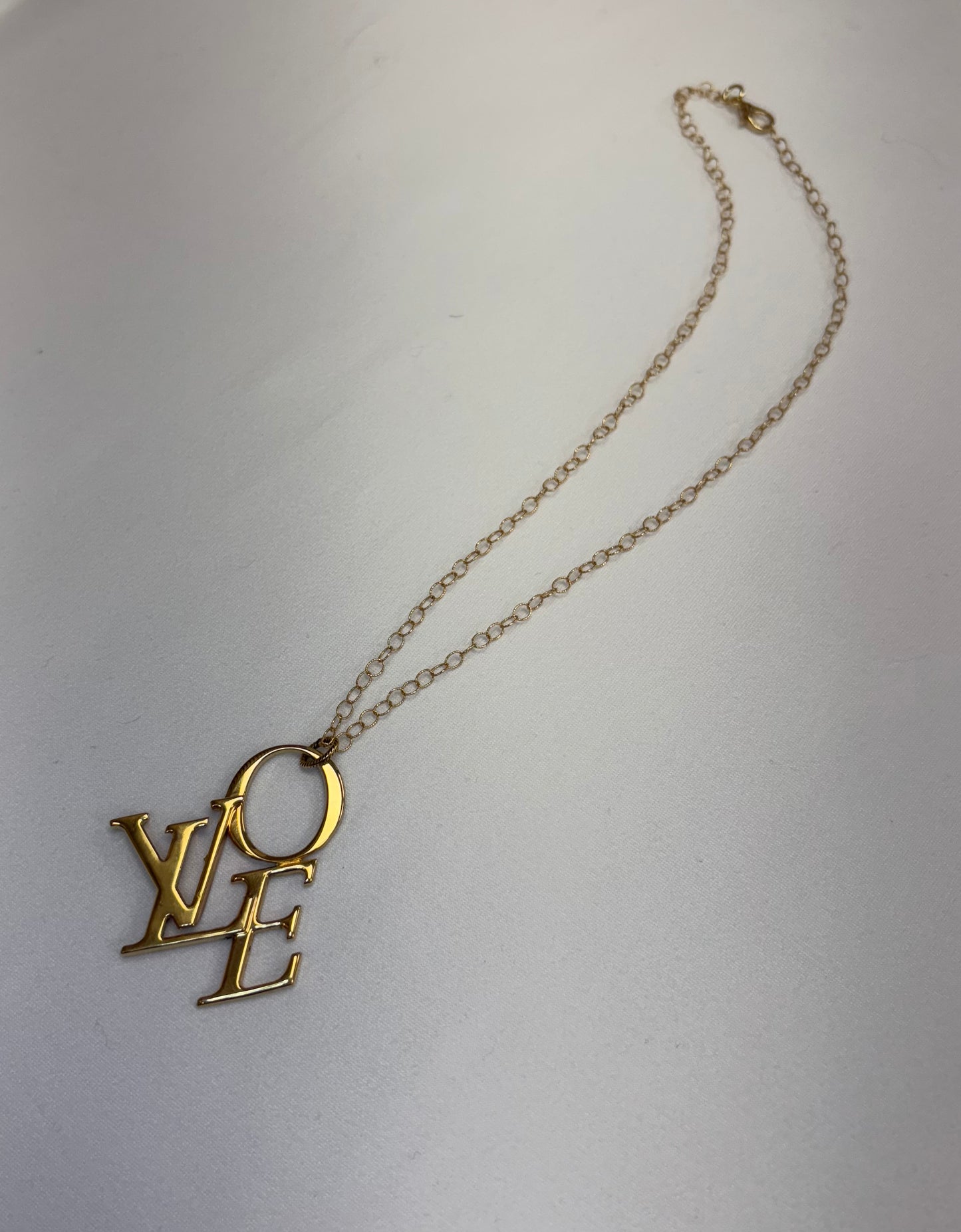 031- Authentic LV Love Gold Plated Necklace