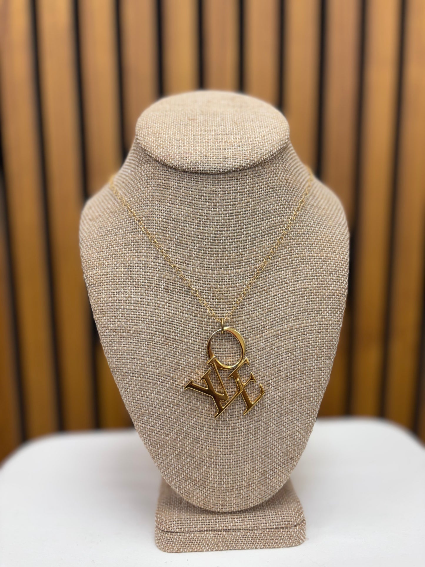 031- Authentic LV Love Gold Plated Necklace