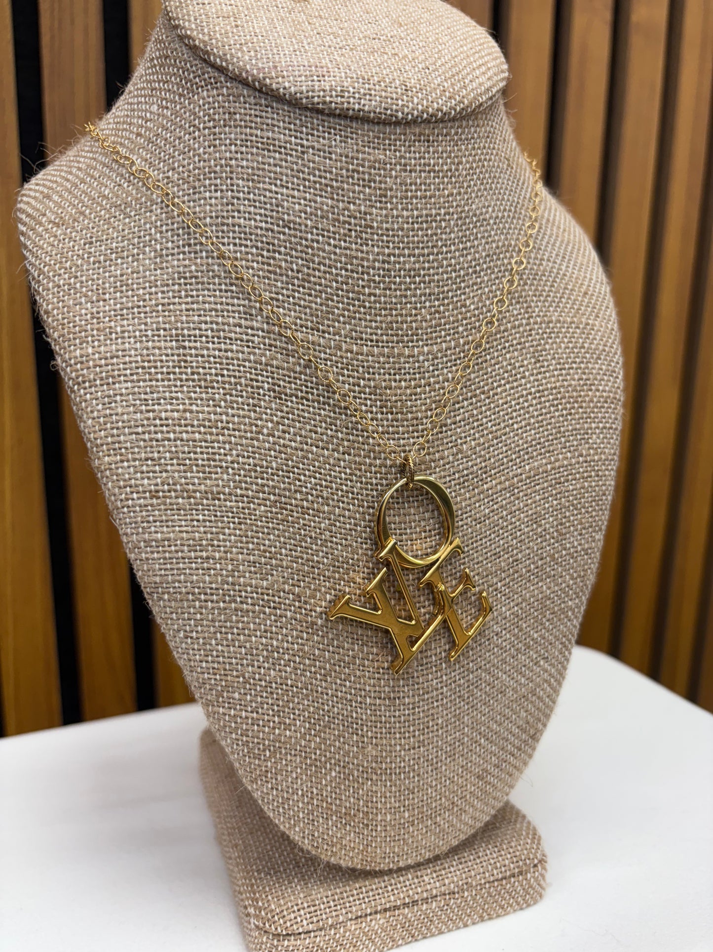 031- Authentic LV Love Gold Plated Necklace