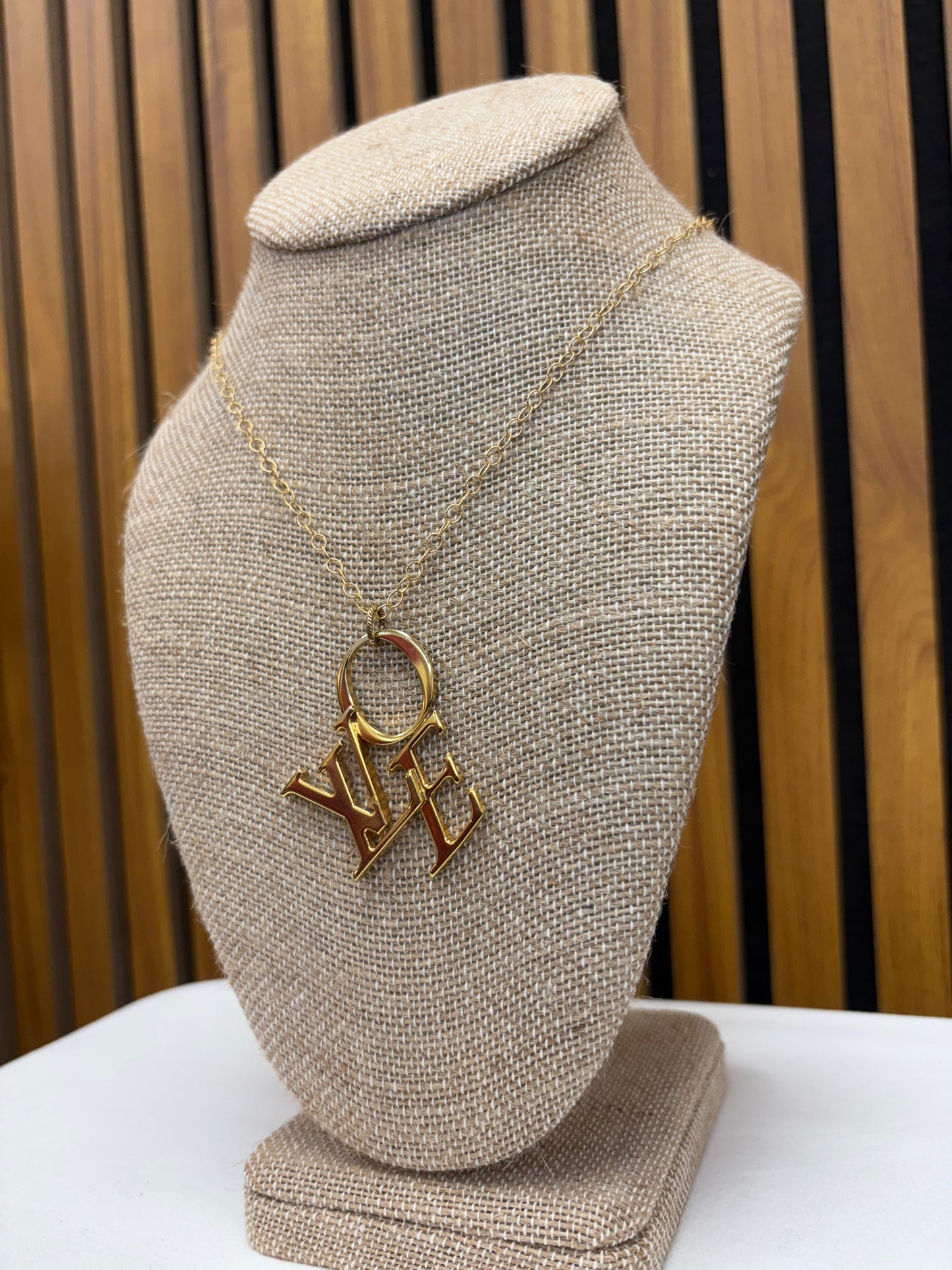 031- Authentic LV Love Gold Plated Necklace