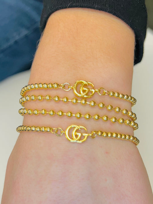017- Authentic GG Bracelet Stack